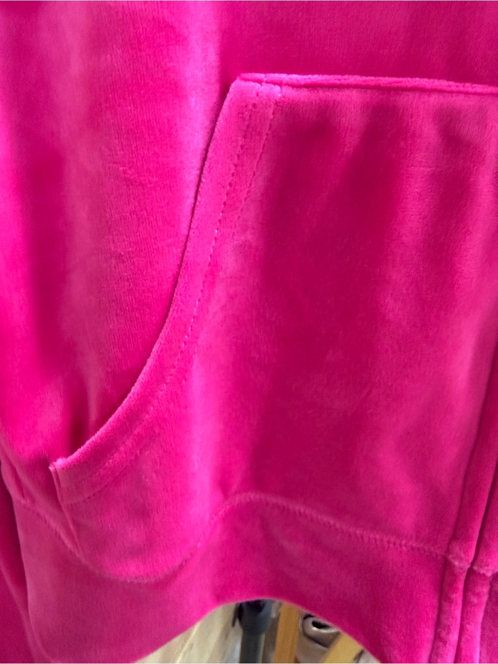 Juicy Couture Hot Pink Velour Zip Hoodie - Picture 8 of 9